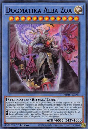 Image of Dogmatika Alba Zoa [PHHY-EN031] Super Rare