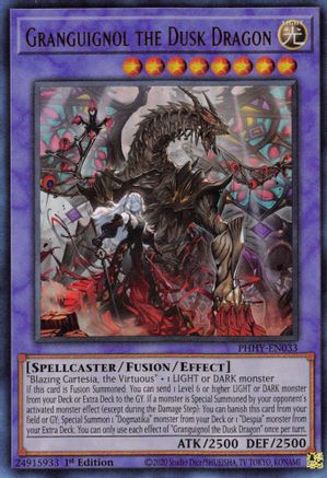 Image of Granguignol the Dusk Dragon [PHHY-EN033] Ultra Rare