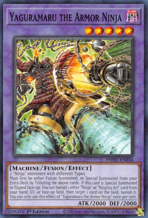 Image of Yaguramaru the Armor Ninja [PHHY-EN036] Common