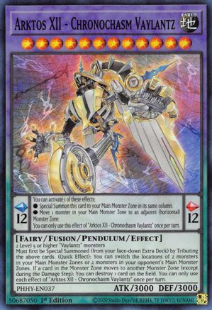 Image of Arktos XII - Chronochasm Vaylantz [PHHY-EN037] Super Rare
