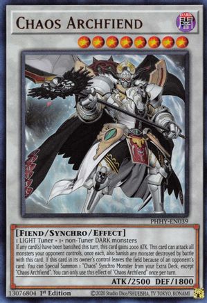 Image of Chaos Archfiend [PHHY-EN039] Ultra Rare