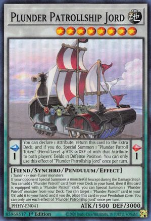 Image of Plunder Patrollship Jord [PHHY-EN041] Super Rare