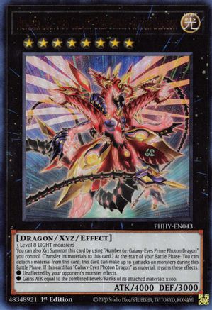 Image of Number C62: Neo Galaxy-Eyes Prime Photon Dragon [PHHY-EN043] Ultra Rare