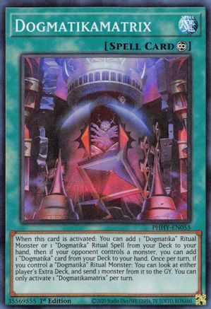 Image of Dogmatikamatrix [PHHY-EN055] Super Rare