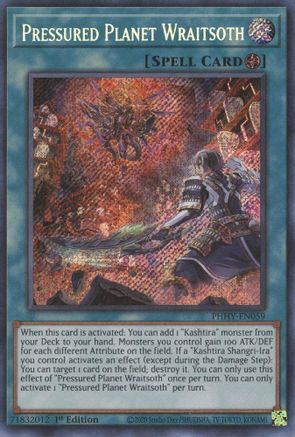 Image of Pressured Planet Wraitsoth [PHHY-EN059] Secret Rare
