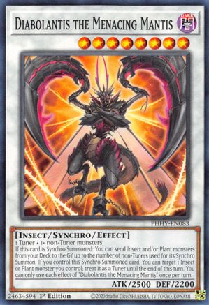 Image of Diabolantis the Menacing Mantis [PHHY-EN083] Common
