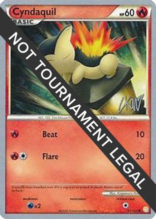 Image of Cyndaquil (61/123) (Reshiphlosion - Christopher Kan) [World Championships 2011]