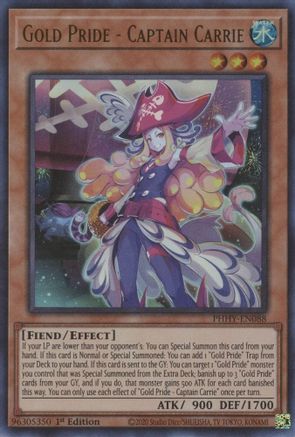 Image of Gold Pride - Captain Carrie [PHHY-EN088] Ultra Rare