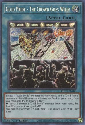 Image of Gold Pride - The Crowd Goes Wild! [PHHY-EN091] Secret Rare