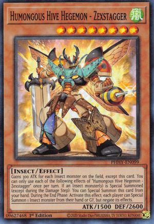 Image of Humongous Hive Hegemon - Zexstagger [PHHY-EN099] Super Rare