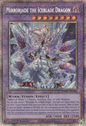 Image of Mirrorjade the Iceblade Dragon [PHHY-EN100] Starlight Rare