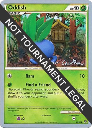 Image of Oddish (60/90) (The Truth - Ross Cawthon) [World Championships 2011]
