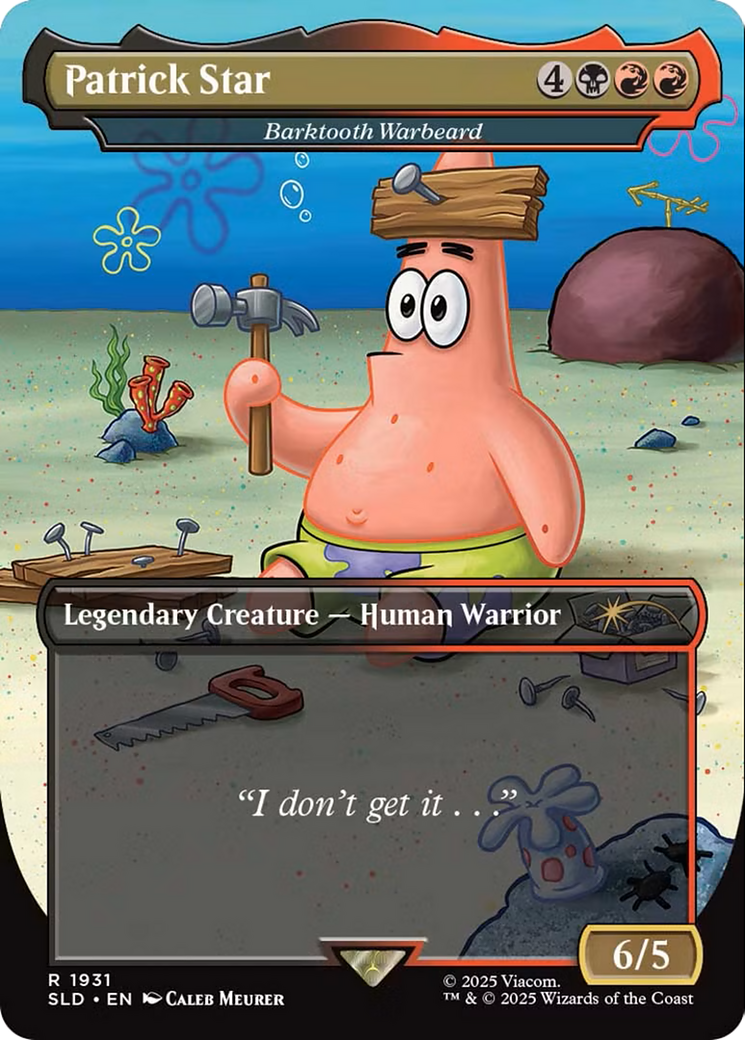 Image of Patrick Star - Barktooth Warbeard [Secret Lair Drop Series]
