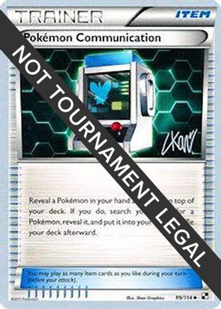 Image of Pokemon Communication (99/114) (Reshiphlosion - Christopher Kan) [World Championships 2011]