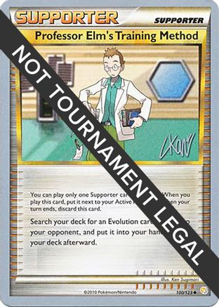Image of Professor Elm's Training Method (100/123) (Reshiphlosion - Christopher Kan) [World Championships 2011]