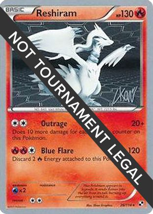 Image of Reshiram (26/114) (Reshiphlosion - Christopher Kan) [World Championships 2011]