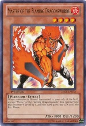 Image of Master of the Flaming Dragonswords [GENF-EN032] Common