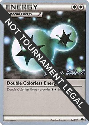 Image of Double Colorless Energy (92/99) (CMT - Zachary Bokhari) [World Championships 2012]