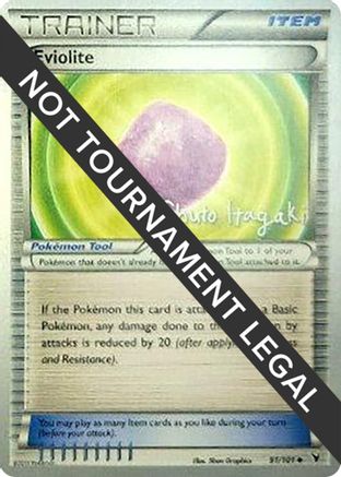 Image of Eviolite (91/101) (Terraki-Mewtwo - Shuto Itagaki) [World Championships 2012]