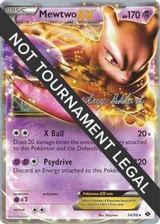 Image of Mewtwo EX (54/99) (CMT - Zachary Bokhari) [World Championships 2012]