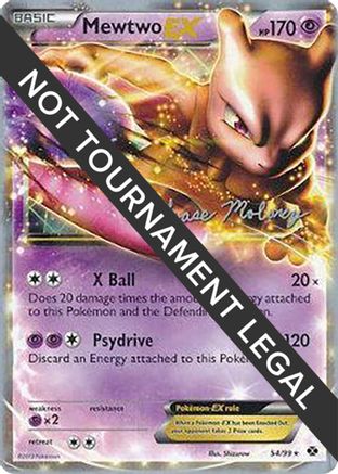 Image of Mewtwo EX (54/99) (Eeltwo - Chase Moloney) [World Championships 2012]