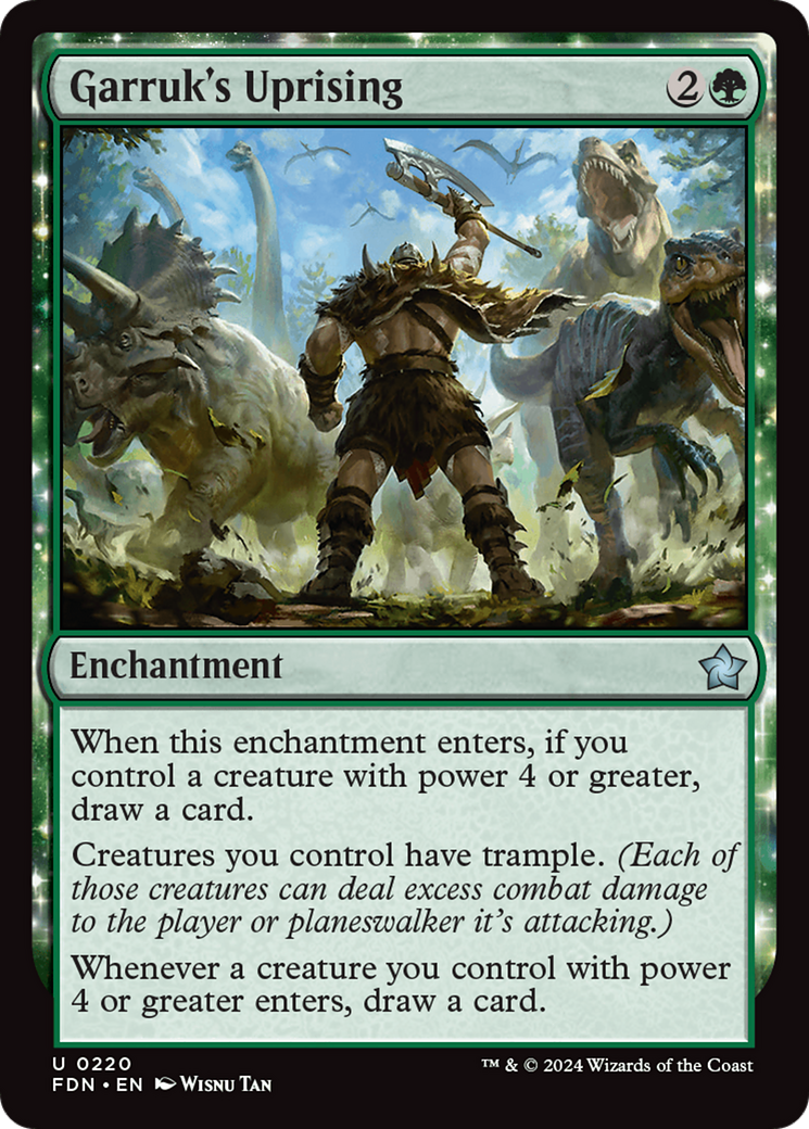 Image of Garruk's Uprising [Foundations]