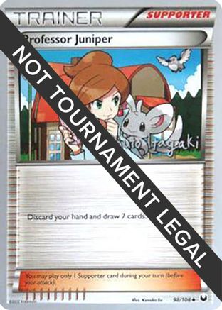 Image of Professor Juniper (98/108) (Terraki-Mewtwo - Shuto Itagaki) [World Championships 2012]