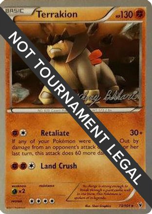 Image of Terrakion (73/101) (CMT - Zachary Bokhari) [World Championships 2012]