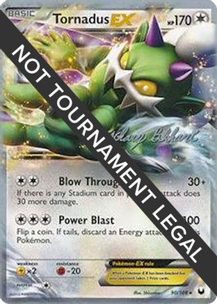 Image of Tornadus EX (90/108) (CMT - Zachary Bokhari) [World Championships 2012]