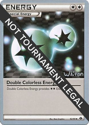 Image of Double Colorless Energy (92/99) (American Gothic - Ian Whiton) [World Championships 2013]