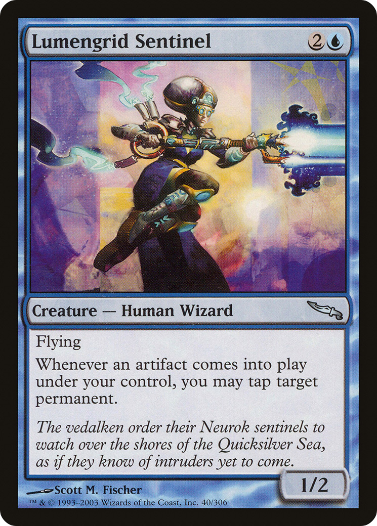 Image of Lumengrid Sentinel [Mirrodin]