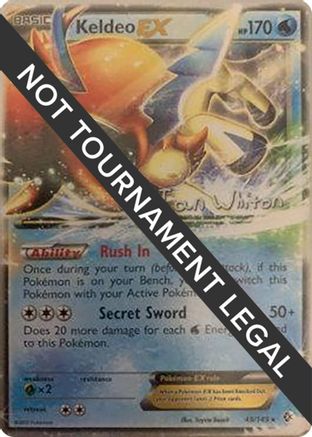 Image of Keldeo EX (49/149) (American Gothic - Ian Whiton) [World Championships 2013]