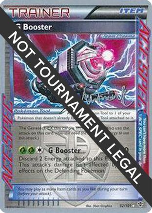 Image of G Booster (92/101) (Emerald King - Andrew Estrada) [World Championships 2014]