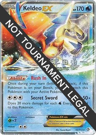 Image of Keldeo EX (45/113) (Crazy Punch - Michikazu Tsuda) [World Championships 2014]