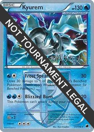 Image of Kyurem (31/116) (Plasma Power - Haruto Kobayashi) [World Championships 2014]