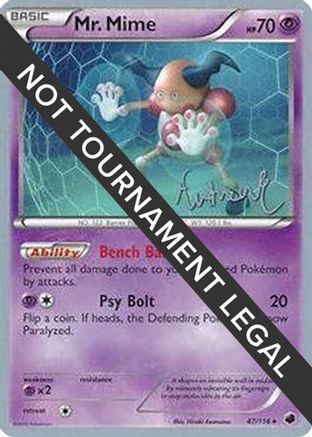 Image of Mr. Mime (47/116) (Emerald King - Andrew Estrada) [World Championships 2014]
