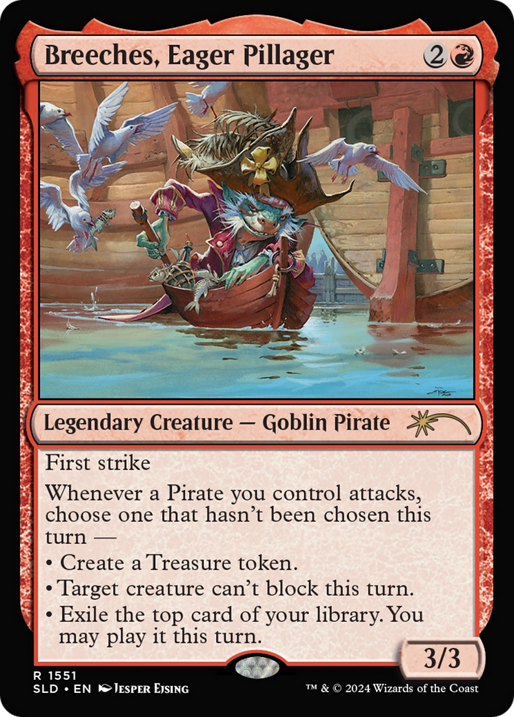 Image of Breeches, Eager Pillager (SLD-1551) - Secret Lair Drop Foil
