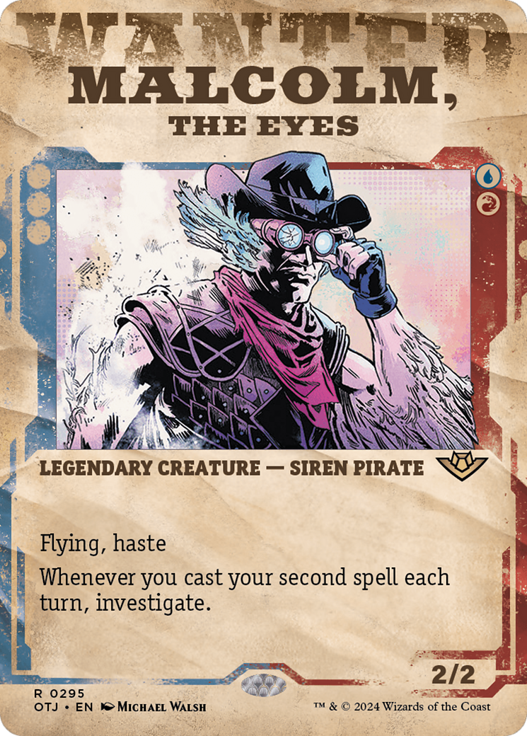Image of Malcolm, the Eyes (Showcase) [Outlaws of Thunder Junction]