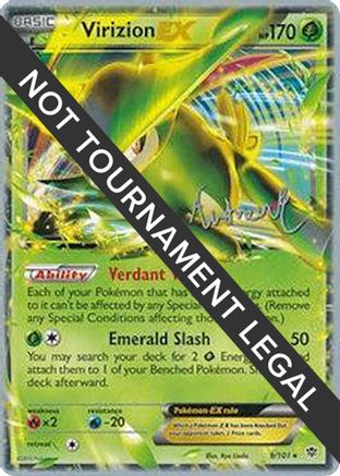 Image of Virizion EX (9/101) (Emerald King - Andrew Estrada) [World Championships 2014]