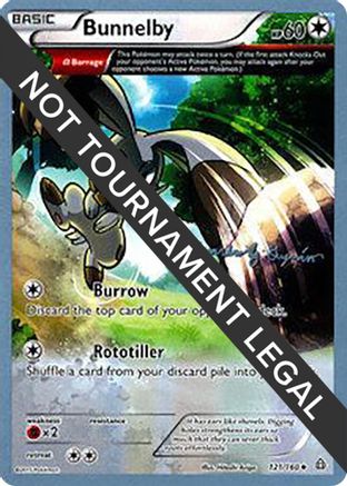 Image of Bunnelby (121/160) (Primal Groudon - Alejandro Ng-Guzman) [World Championships 2015]