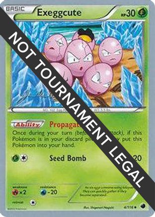 Image of Exeggcute (4/116) (HonorStoise - Jacob Van Wagner) [World Championships 2015]