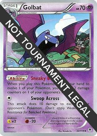 Image of Golbat (32/119) (Punches 'n' Bites - Patrick Martinez) [World Championships 2015]
