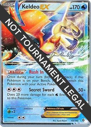 Image of Keldeo EX (49/149) (HonorStoise - Jacob Van Wagner) [World Championships 2015]