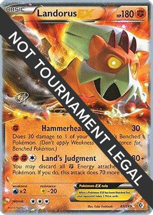Image of Landorus EX (89/149) (The Flying Hammer - Rowan Stavenow) [World Championships 2015]
