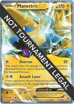Image of Manectric EX (23/119) (Punches 'n' Bites - Patrick Martinez) [World Championships 2015]