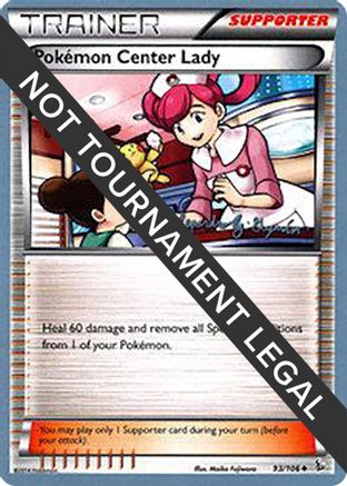Image of Pokemon Center Lady (93/106) (Primal Groudon - Alejandro Ng-Guzman) [World Championships 2015]