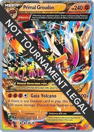Image of Primal Groudon EX (86/160) (Primal Groudon - Alejandro Ng-Guzman) [World Championships 2015]