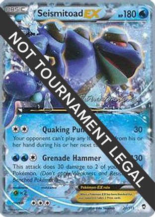 Image of Seismitoad EX (20/111) (Punches 'n' Bites - Patrick Martinez) [World Championships 2015]