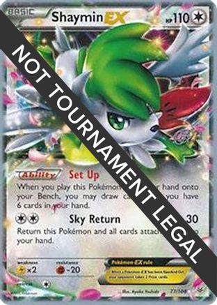 Image of Shaymin EX (77/108) (The Flying Hammer - Rowan Stavenow) [World Championships 2015]