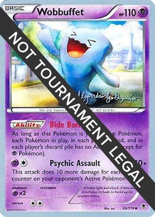 Image of Wobbuffet (36/119) (Primal Groudon - Alejandro Ng-Guzman) [World Championships 2015]